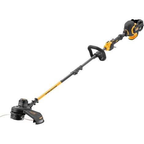 DEWALT DCM5713N-XJ 54V XR Flexvolt Cordless Brushless Grass Trimmer with 38cm Cutting Width, 7.5m Cutting Line, 3Ah Battery, Foldable Design