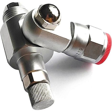 Ensemble de vannes CleanShot avec raccord adaptateur de pulvérisation sans air à obturation pour outils de peinture Wagner Titan Spray LP517 RacX (1/5)