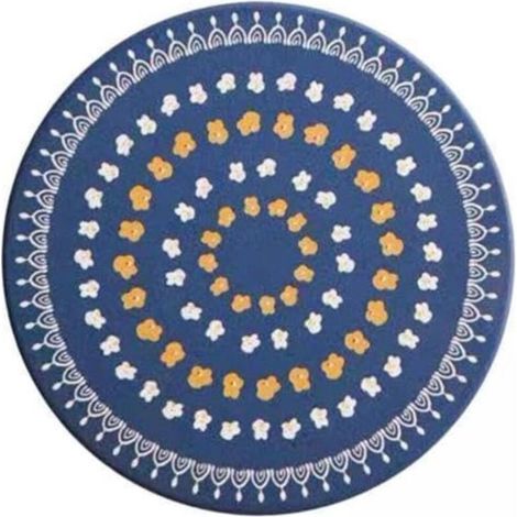 2x Napperon Rond Résistant à La Chaleur, Coussin Isolant pour Table à Manger, Fête (1/5)