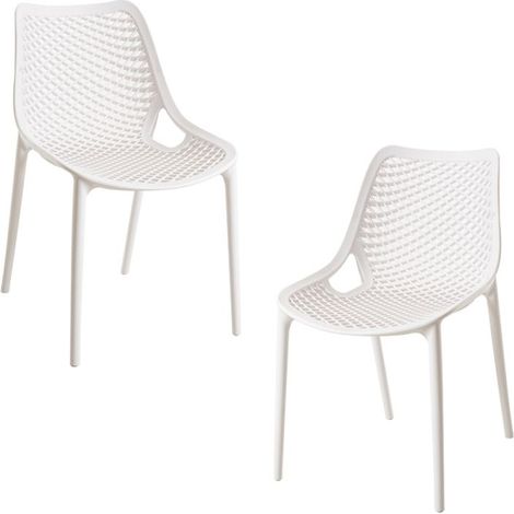 Packs Sillas Comedor - Pack 2 Sillas Kusin - Blanco (1/5)