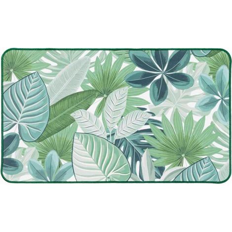 Tapis Déco Imprimé "Ardenia" 45x75cm Vert (1/4)