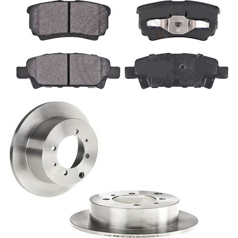 KIT FRENI POSTERIORI compatibile con MITSUBISHI LANCER VII (CSA.CTA) - DISCHI + PASTIGLIE OEM: P 54 034 / 16472 , 17124 /SOSTITUZIONE DIRETTA/BASSA POLVERE/SILENZIOSO (1/5)