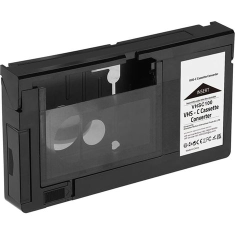 Adaptateur Cassette VHSC2310 pour CaméScopes -C SVHS Motorisé Pas 8mm/MiniDV/Hi8 (1/4)