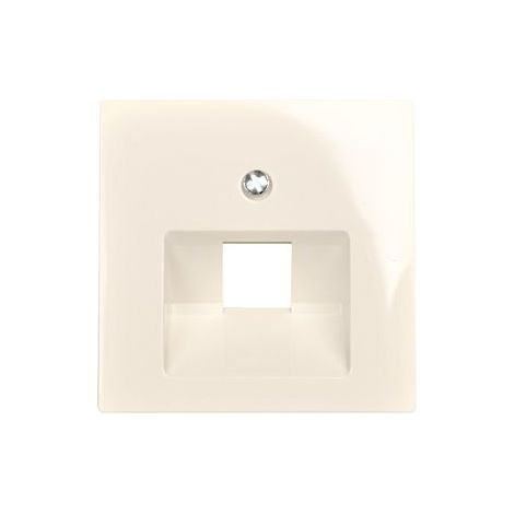 Plaque centrale Merten p. insert UAE,1 p System M blanc polaire brillant