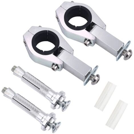 QORVA-Protège-mains de moto 28mm 1-1/8 pouces, Kit de montage de pince à graisse, composant de moto (1/4)