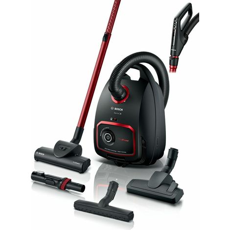 Bosch BGL6POW1 Aspirador Cilíndrico 4L Negro Rojo (1/2)