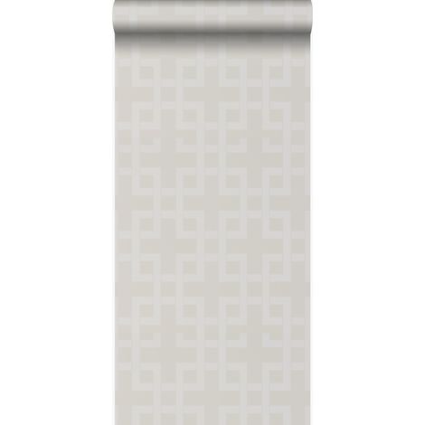 papier peint géométrique beige - Origin Wallcoverings (1/3)