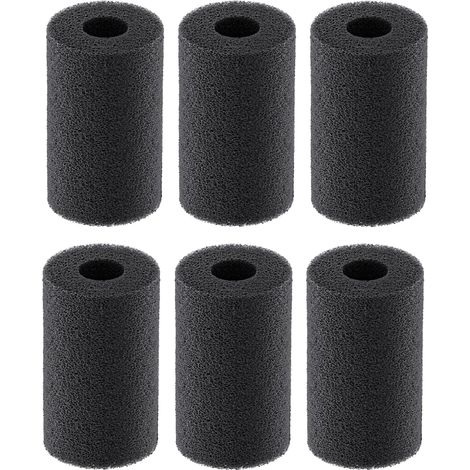 6 Pack Éponge Préfiltre 7 Cm Anti-Aspiration Mousse Filtre Aquarium Pour Crevettes Alevins