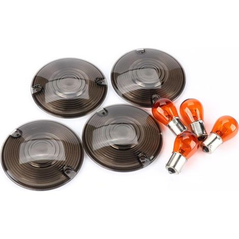 Kit de bombillas de intermitentes ahumadas para Harley Davidson Electra Glides Road King