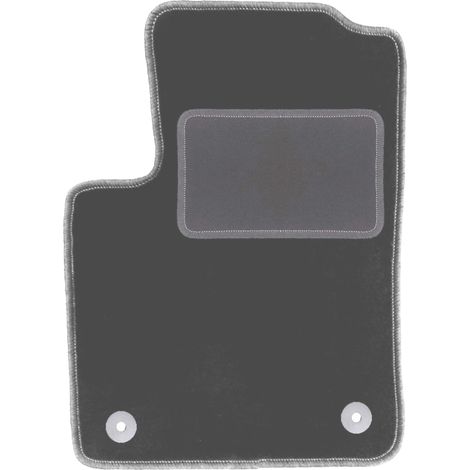 Fahrermatte aus Velours für: Fiat 500 FL Schrägheck (2013–2019) Graphit