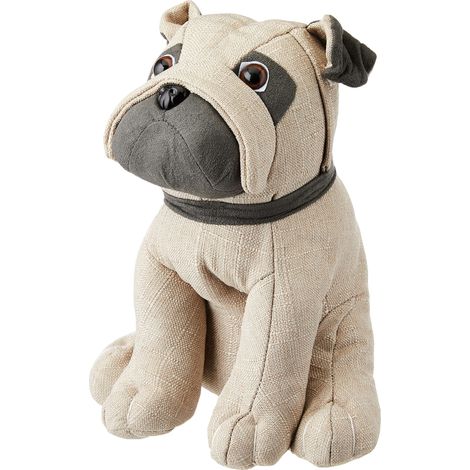 riva Paoletti Pug Dog doorstop-heavywight Sand filling-100% 23 x 15 x 24 cm 22,9 x 15,2 x 22,9 cm (pollici) – Made in the UK, poliestere, multicolore, 23 x 15 x 24 cm (1/2)