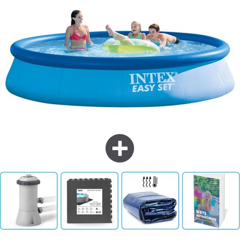 Intex Piscine Easy Set Ronde - 396x84 cm - 5-pièces SCB105 (1/4)