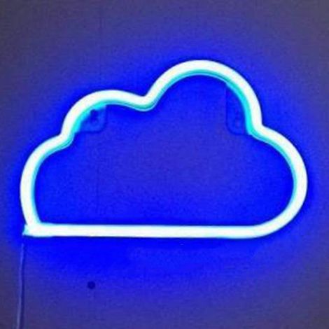 Lumières néon LED pour la décoration murale, alimentées par USB ou par piles, pour une utilisation nocturne. (1/5)