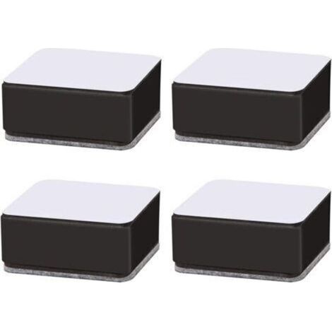 Rehausseur De Meubles - Acier Carbone - Hauteur +3 Cm - Pour Lit Canapé Table Basse - Lot De 4 (1/5)