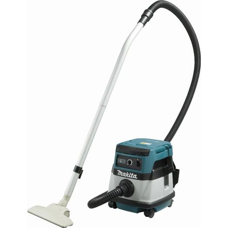 Makita – Aspirateur professionnel 36V hybride – Alimentation secteur ou 2 x 18V – Dépression 230 mbar – Capacité 8L – DVC860LZ (1/10)