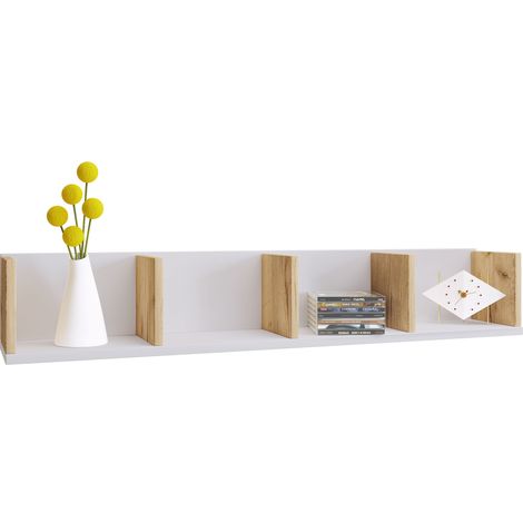 Tablero de pared de pared de madera Rack Honsa 15x97x17 - VCM