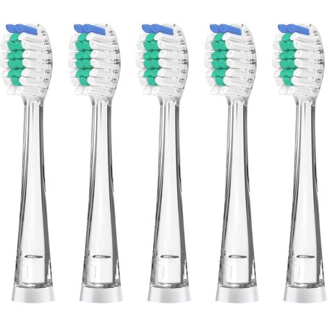 Lot de 5 têtes de brosse à dents de rechange, pour enfant, compatibles avec SG-513/977/EK6 (3 ans+) (1/5)
