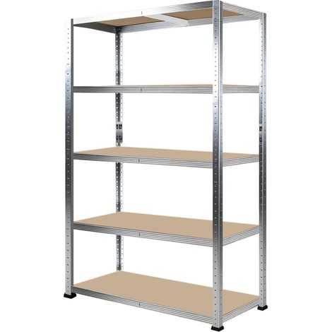 Brstheco Étagères de garage en métal 2 en 1,200x90x40cm, 1 pièce (1/5)