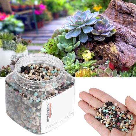 Engrais granulaire organique pour plantes succulentes, arbres à fleurs en pot et plantes vertes (1/5)
