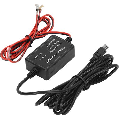 Kit de câblage pour caméra embarquée haute sécurité, surveillance 24h/24, compatible avec caméra de rétroviseur, GPS et détecteur de radar MICRO (1/5)