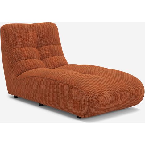 Platzsparendes modulares Samt-Sofa für Wohnzimmer Gardena - Dunkel-Orange (1/5)