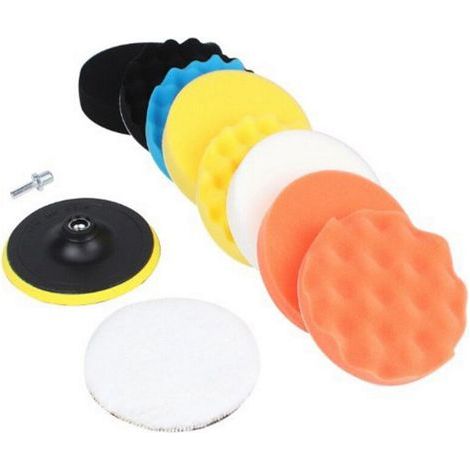 Kit di lucidatura auto Ulisem da 22 pezzi, kit di spugne abrasive, schiuma sigillante per carrozzeria, dischi lucidanti (1/4)