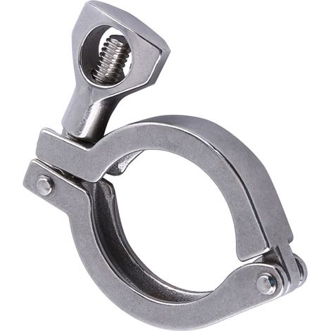 Connecteur tri-clamp en acier inoxydable haute performance (1,5 pouce, manchon tri-clamp 50,5 mm) (1/5)