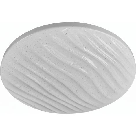 Plafón Olot 24 W 6500 K blanco 2376 lm 37x37x6 cm