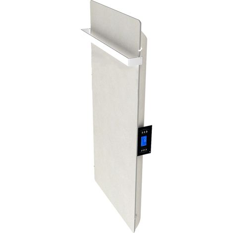 Sèche-serviettes électrique à inertie connecté Eternal New Smart Kherr Connect 1000 W vertical 50x100 cm Sable Blanc (1/2)