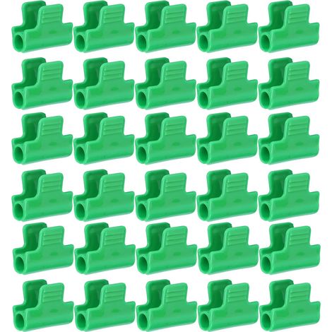 Lotto di 30 clip ad anello in plastica – pellicola per serra – accessori da giardinaggio