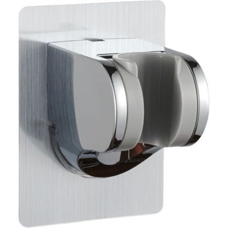 Support de pomme de douche, liaison solide, pas de forage requis, murs mural, support de pomme de douche à main réglable, adapté à la douche de salle de bain pour enfants pour les enfants