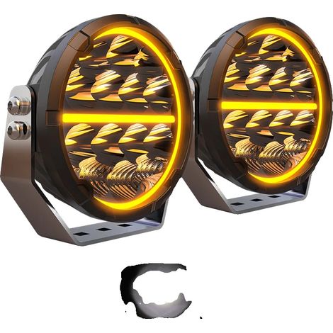 Arbeitsleuchte, 6,5 Zoll, 60.000 Lumen, Schutzart IP68 (1/2)