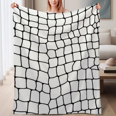 Couverture polaire confortable pour bureau 60x80 pouces, pour lit, canapé, voyage, camping et maison (1/4)
