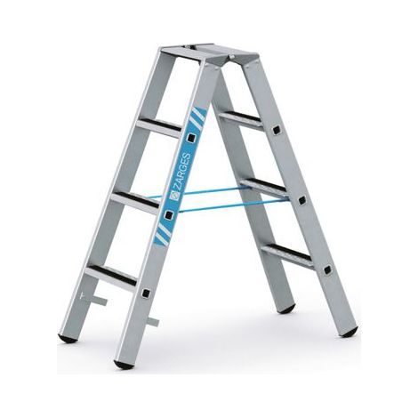 ZARGES R13step B - LM-Stufen-Stehleiter 2 x 4 Stufen (1/5)