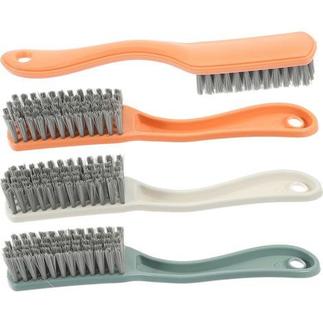 de 4 brosses à vêtements avec long manche et système de