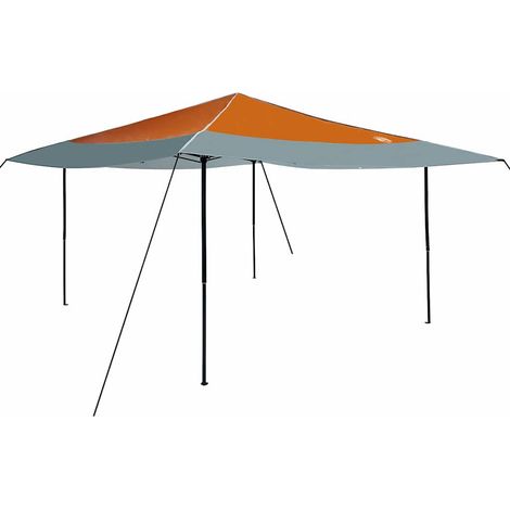 Tente à auvent pop-up Orange 400 x 400 cm tissu CFW294571 (1/5)