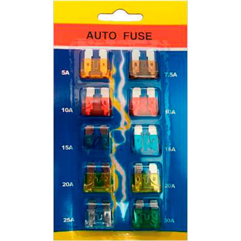 Fusibles Universels, Blister De 10 Pièces