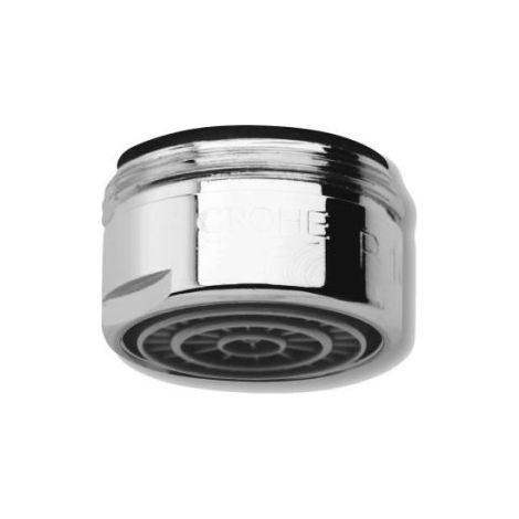 Mousseur GROHE - Pieces Détachées 13929000 - Filetage externe M 24 x 1 - Aérateur classe A - Gris/Argent (1/3)