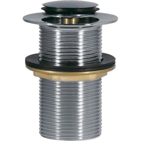 Bonde de lavabo sans trop‑plein diam.37 mm CLICK‑CLACK chromé - TRES 134215001 (1/2)