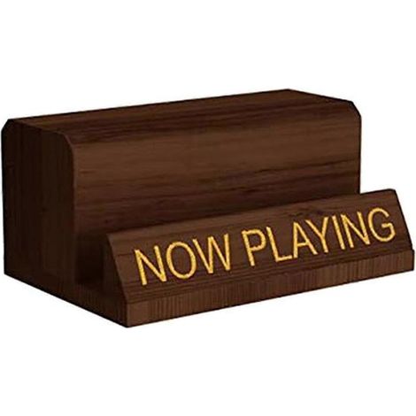 Support de disque vinyle NOW Playing, présentoir en bois pour albums. (1/5)