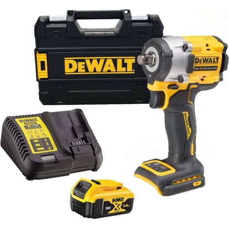 Dewalt DCF921P1T-QW Visseuse a chocs 1/2" 406Nm 18V XR + 1X5Ah Batterie + chargeur en TSTAK