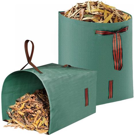 53-Gallonen-Gartenabfallsäcke, 2-teiliges Set – inklusive Gartenhandschuhen, reißfeste Abfallsäcke (1/5)
