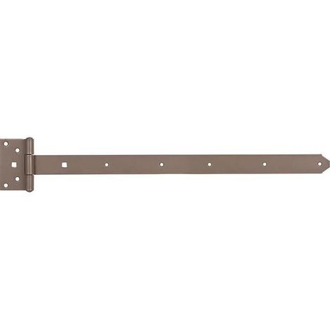 Penture anglaise DURAVIS® 591/59 x 103 mm, matériau : Acier, bleu zingué, surface : beige nacré RAL 1035 (1/3)
