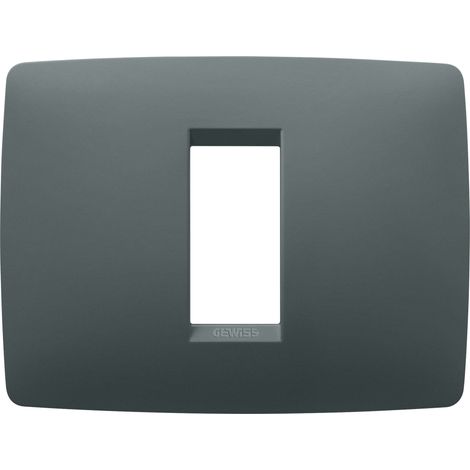 PLAQUE ONE RECTANGULAIRE 1P SARCELLE GEWISS GW16101VZ