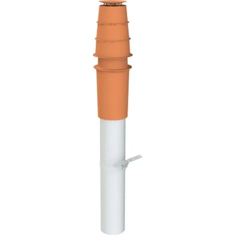 BRÖTJE Kit de base toit concentrique KAS 60/5 R, rouge, DN 60/100, 7630513