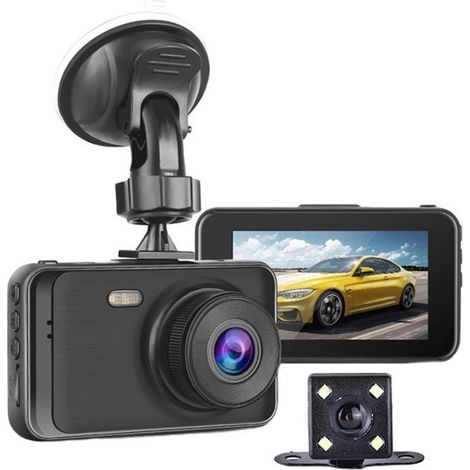 C900 3 pouces 1080P HD Enregistreur de conduite à détection de mouvement à double objectif,Meilleur prix (1/5)