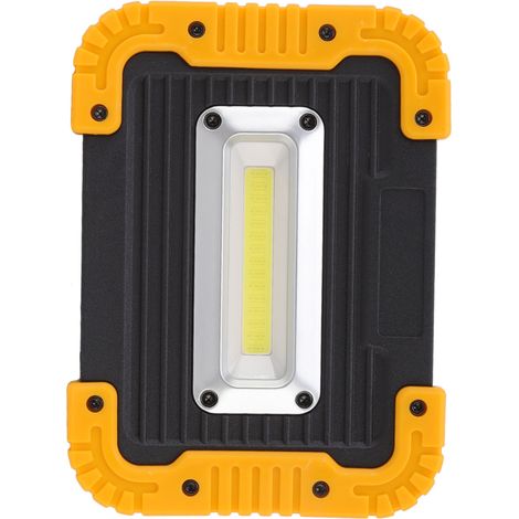 Lampe de travail portable COB rechargeable par USB, étanche, avec batterie, pour réparations extérieures. (1/5)