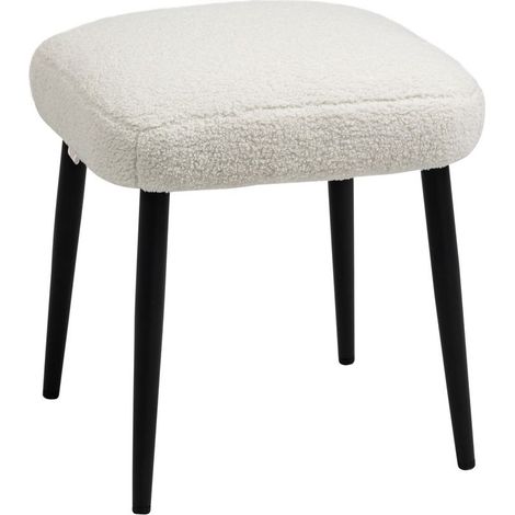 Stool/rests-feet, texture cachemire, white broken (1/5)