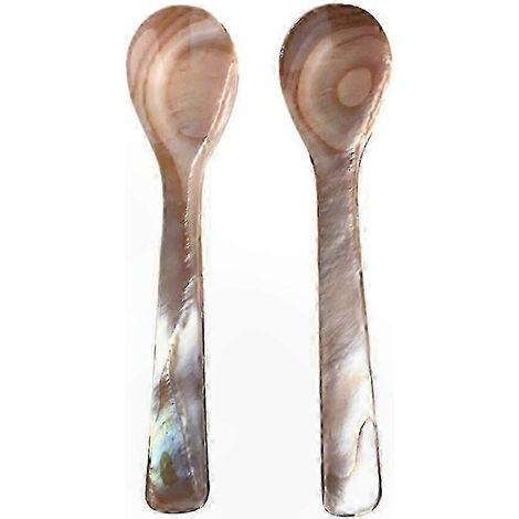 Perlmuttlöffel, elegantes Servierbesteck für Kaviar, Desserts und mehr (2er-Set) (1/5)
