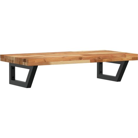 Maison Exclusive - Waschbeckenregal Wandmontage Stahl und Akazien
